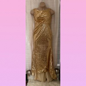 Bridesmaid Dress Sequin Mermaid Off the Shoulder